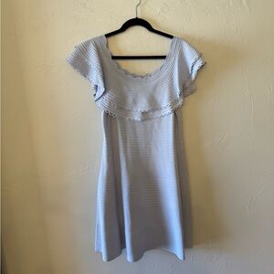 Nordstrom Baby Blue Ruffled Dress